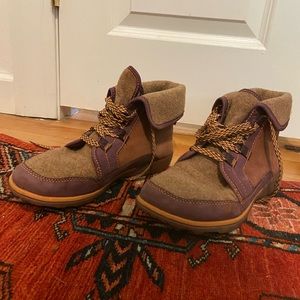 Chaco Shoes - Barbary Leather and Wool Boots